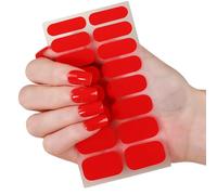 1 Ensemble De Décalcomanies Imperméables Pour Ongles Couleurs Unies Assorties Application Rapide Comprend Une Lime Pas Besoin D'outils Pour Un Usage Quotidien Multicolore