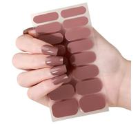 1 Ensemble De Décalcomanies Imperméables Pour Ongles Couleurs Unies Assorties Application Rapide Comprend Une Lime Pas Besoin D'outils Pour Un Usage Quotidien Multicolore