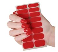 1 Ensemble De Décalcomanies Imperméables Pour Ongles Couleurs Unies Assorties Application Rapide Comprend Une Lime Pas Besoin D'outils Pour Un Usage Quotidien Multicolore