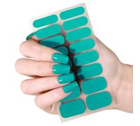 1 Ensemble De Décalcomanies Imperméables Pour Ongles Couleurs Unies Assorties Application Rapide Comprend Une Lime Pas Besoin D'outils Pour Un Usage Quotidien Multicolore