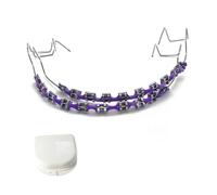 1 ensemble de décorations dentaires temporaires avec fils métalliques, comprend une boîte de supports métalliques et des bandes orthodontiques, idéal pour les orthodontistes à expliquer et les