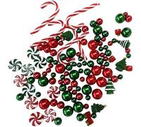 1 Ensemble de Fausses Perles de Remplissage Vase Noël, Perles flottantes, Belles et Robustes en Plastique pour Noël, Mariage, décoration Table à la Maison