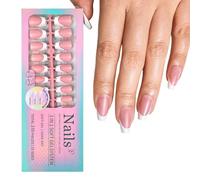 1 ensemble de faux ongles à la mode avec revêtement, Design élégant, confortable à porter pour tout événement