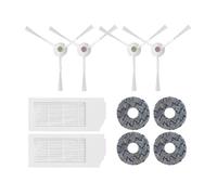 1 Ensemble De Filtres, Brosse Latérale Principale Et Chiffon De Nettoyage, Compatible Avec Ecovacs, Deebot, T10, Turbo, Accessoire For Aspirateur Robot