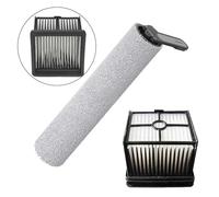 1 ensemble de filtres de brosse principale en plastique de rechange for aspirateur sans fil Redkey W15, kit de filtres à rouleau et brosse à double usage, sec et humide