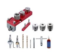 1 Ensemble De Gabarits De Perçage Portables Pour Extrusions En Alliage D'aluminium Avec Étui De Rangement Pour Un Positionnement Précis Des Trous Dans Diverses Tâches Kit Professionnel De De Perçage