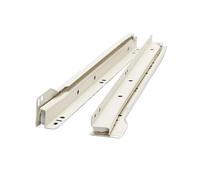 1 ensemble de glissières de tiroir, deux Rails d'armoire épais, goulotte de Table d'ordinateur, armoires à vêtements, meubles à poulie à rouleau de clavier(10inch(25cm))