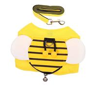 1 Ensemble de Harnais de Laisse pour Chat rembourré Cami Animaux de Compagnie Marchant Accessoires de Chat Mignon débardeurs pour Petits Chiens Chiot Transporteur Sling P (A 2 52X38X0.5CM)