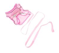 1 Ensemble de Harnais pour Animaux de Compagnie, Laisse réglable pour Chien, Laisse de Marche réfléchissante, Harnais pour Chien de Marche en Plein air (Rose L)