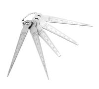 1 ensemble de jauges d'épaisseur en acier inoxydable pour soudage - Jauge d'épaisseur métrique - Jauge d'épaisseur précise pour outil de mesure