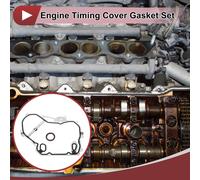 1 Ensemble De Joints De Couvercle De Distribution De Moteur De Voiture Pour Chevrolet 2.0L 2.2L 2.4L Dohc Joint De Couvercle De Chaîne No.24435052/90537589 Métal Ton Argent