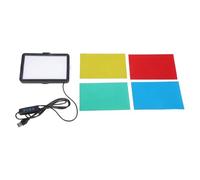 1 Ensemble de lumière vidéo LED USB 6000K, Variable, Petit trépied et filtres de Couleur en Option pour la Diffusion en Direct et la Photographie de Jeux vidéo en continu
