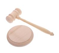 1 ensemble de marteaux d'enchères, marteau d'avocat, marteau de marteau, accessoires de marteau, marteau de cour, marteau de juge, accessoires de marteau, cheveux courts, bois/786