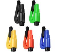 1 ensemble de Mini marteau d'urgence pratique fenêtre brise-verre sifflet ceinture de sécurité coupe MARTEAU BRISE VITRE