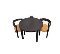 1 Ensemble de Mini Meubles pour Maison de poupées: Table Ronde et chaises, échelle 1/12, décoration de Micro-scène, Bricolage