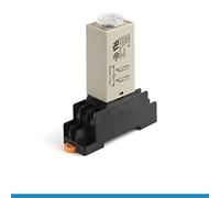 1 ensemble de minuterie relais temporisé H3Y-2 AC220V, 5/10/30/60 minutes/secondes avec prise Base, 8 broches, bouton rotatif tension(0-60S)