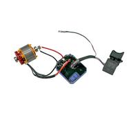 1 ensemble de moteur de perceuse au lithium sans balais 3820 21 V, contrôleur d'assemblage de carte de commande sans balais 12 dents