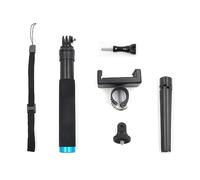 1 ensemble de perche à selfie + trépied + clip de téléphone + support de sangle pour GoPro Hero 7 6 5 4 Series