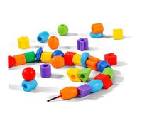 1 ensemble de perles à lacer amusantes et colorées, jouets pour enfants, éducatifs et apprenants, perles à lacer pour tout-petits, jouet de motricité fine préscolaire pour enfants garçons filles, perl