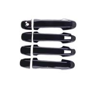 1 ensemble de poignée de porte coulissante de voiture extérieure de voiture intelligente, garniture en ABS noir brillant, convient pour WRX 2022 2023