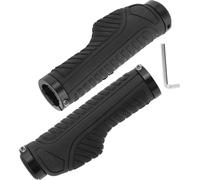 1 Ensemble De Poignées De Guidon De Vélo, Conception Ergonomique Antidérapante Poignées De Vélo, Poignées Guidon Avec Verrou En Alliage D'Aluminium Pour Vélo Électrique Vtt, Noir