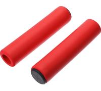 1 Ensemble De Poignées De Guidon De Vélo, Poignées De Guidon En Mousse Absorbant Les Chocs, Poignées De Guidon Confortables Pour Vélo Électrique Vtt, Rouge