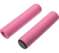 1 Ensemble De Poignées De Guidon De Vélo, Poignées De Guidon En Mousse Absorbant Les Chocs, Poignées De Guidon Confortables Pour Vélo Électrique Vtt, Rose