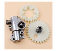 1 ensemble de pompe à huile vis sans fin huileur roue droite adaptée for STIHL MS380 MS381 038 038AV for SUPER for MAGNUM MS 380 381 pièces tronçonneuse 1119640320