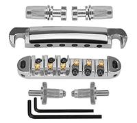 1 ensemble de pont de guitare à roulettes, verrouillage O Matic, de cordier pour pièces de guitare électrique, Kit d ' accessoires électriques or/argent /
