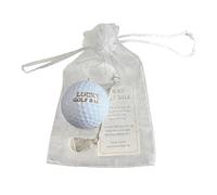 1 ensemble de porte-clés de golf en métal robuste, résistant à la rouille, pour une utilisation en extérieur, contre la de la pluie, parfait comme accessoire de transport léger, breloque