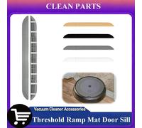 1 ensemble de rampes pour robot aspirateur, rampe de seuil antidérapante en TPE pour seuil de porte, aide l'aspirateur à franchir les marches, pour Xiaomi pour NARWAL white-1set