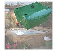 1 ensemble de réservoir d'eau portable pliable, valve - 240 L-6000 L pour l'extérieur, les urgences et une utilisation agricole (2100 l/555 gallons/2 x 1,5 x 0,7 m)