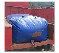 1 ensemble de réservoir d'eau portable pliable, valve - pour résistance à la sécheresse, prévention des incendies, approvisionnement en eau d'urgence (240 l/63 gal/1 x 0,7 x 0,35 m)