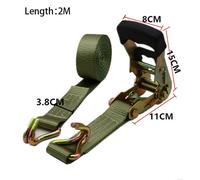 1 Ensemble De Sangles D'attache Pour Vélo,Moto,Moteur De Voiture,Robuste,Sac À Bagages,Cliquet,Ceinture De Serrage,Métal - Type 2m