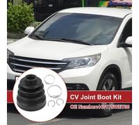 1 Ensemble De Soufflet Joint Homocinétique Pour Honda Cr-V 1997-2000 Pour Honda Prelude 1997-2001 Soufflet Joint Homocinétique Intérieur Colliers No.44017Swet00 Caoutchouc Noir