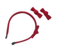 1 Ensemble De -Têtes À Pinces À Cheveux En Velours Avec Nœud Barrettes À Nœud Accessoires Pour Cheveux Pour Petites Filles Jolies Accessoires Pour L'École Pour Les