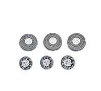 1 ensemble de têtes de rasoir en métal for hommes, lames de rasoir électriques rotatives, compatibles avec les têtes de rasoir à barbe de remplacement FS366 367 368 389(3 heads)