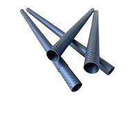 1 Ensemble de Tubes emboîtés en Fiber Carbone sergé Mat 3K 500mm, OD6-28mmID4-26mm, Accessoires Drone, trépied télescopique(1set 22x20-20x18mm)