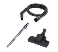 1 Ensemble de Tuyau de tête de Tube d'aspiration en Acier Inoxydable, grattoir de Brosse de Sol, Compatible avec Le Kit de pièces d'aspirateur Karcher WD3.200 WD3.300 WD3.500