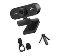 1 ensemble de webcam et support avec cache de confidentialité offrant des vidéos 1080p/2K/4K pour les conférences à distance et la caméra de diffusion en direct avec support