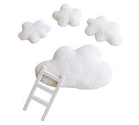 1 ensemble d'échelle créative en forme de nuages pour nouveau-nés, unisexe, pour garçons et filles, assistant de pose pour la photographie de bébé, accessoires de bébé en fibre de polyester