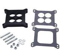 1 ensemble d'entretoises de carburateur SHLPDFM 1,27 cm à port phénolique compatible avec Holley Holley 4150/4160 et AFB Carb Chevy 4BBL SBC BBC BBC 1,3 cm