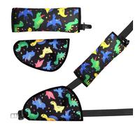 1 Ensemble D'Épaules À Motifs De Dinosaures, Aux Épaules De Sécurité, Accessoires De Ceinture De Sécurité De Voiture, Épaule pour Enfants