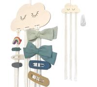 1 ensemble d'épingles à cheveux nuages - Accessoires de rangement à suspendre - Support pour accessoires de cheveux - Étagère de rangement - Décoration murale à la maison