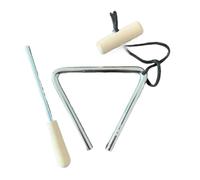 1 ensemble d'instruments triangulaires professionnels | Outil musical à percussion amusant avec batteur | Conception portable for la performance musicale