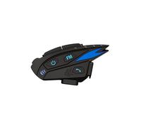1 Ensemble D'Interphone pour Casque de Moto, Partage de Musique, Réduction Du Bruit CVC, Communication FM pour 2 Pilotes