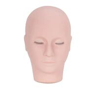 1 ensemble d'outils de pratique maquillage du visage 5D, théâtral, 3 couches d'extensions cils, outils, tête d'entraînement au tatouage des sourcils et lèvres pour Maquillage de Cils