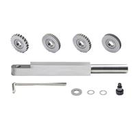 1 ensemble d'outils de tournage de bois de Texture, coupe-carbure, système de Texturation en spirale et de spirale, outil de travail du bois