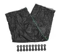 1 Ensemble Filet d'ombrage Filet d'ombre à Effet de Couverture Filet de Fruits Soleil Filets Filet de Jardinage Net de Shade Greenhouse Filet de Parasol extérieur PE Noir
