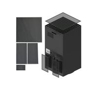 1 ensemble : filtre de ventilateur de refroidissement et capot anti-poussière pour le gaming